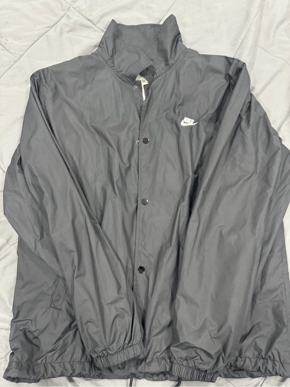 Nike Charcoal/Black Lightweight Windbreaker Jacket